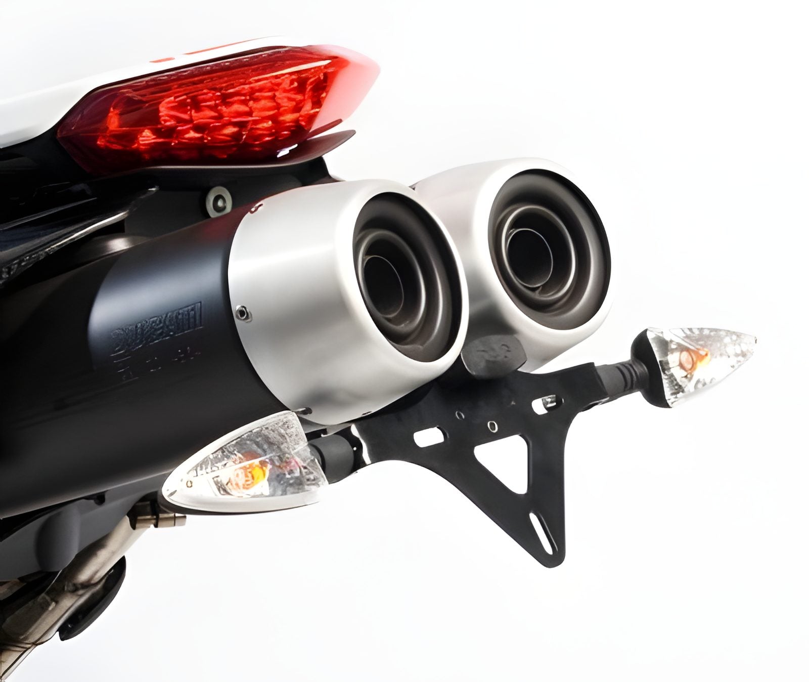 R&G PORTATARGA COMPATIBILE PER DUCATI HYPERMOTARD 1100 2007 > 2012 LP0054BK NERO
