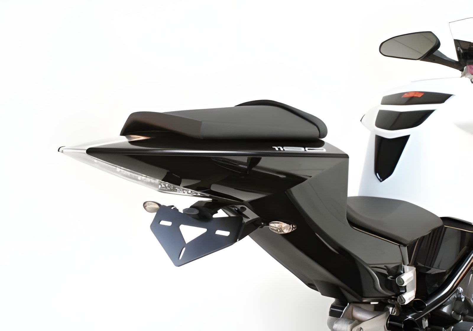 R&G PORTATARGA COMPATIBILE PER KTM RC8R 2009 > 2015 LP0070BK NERO