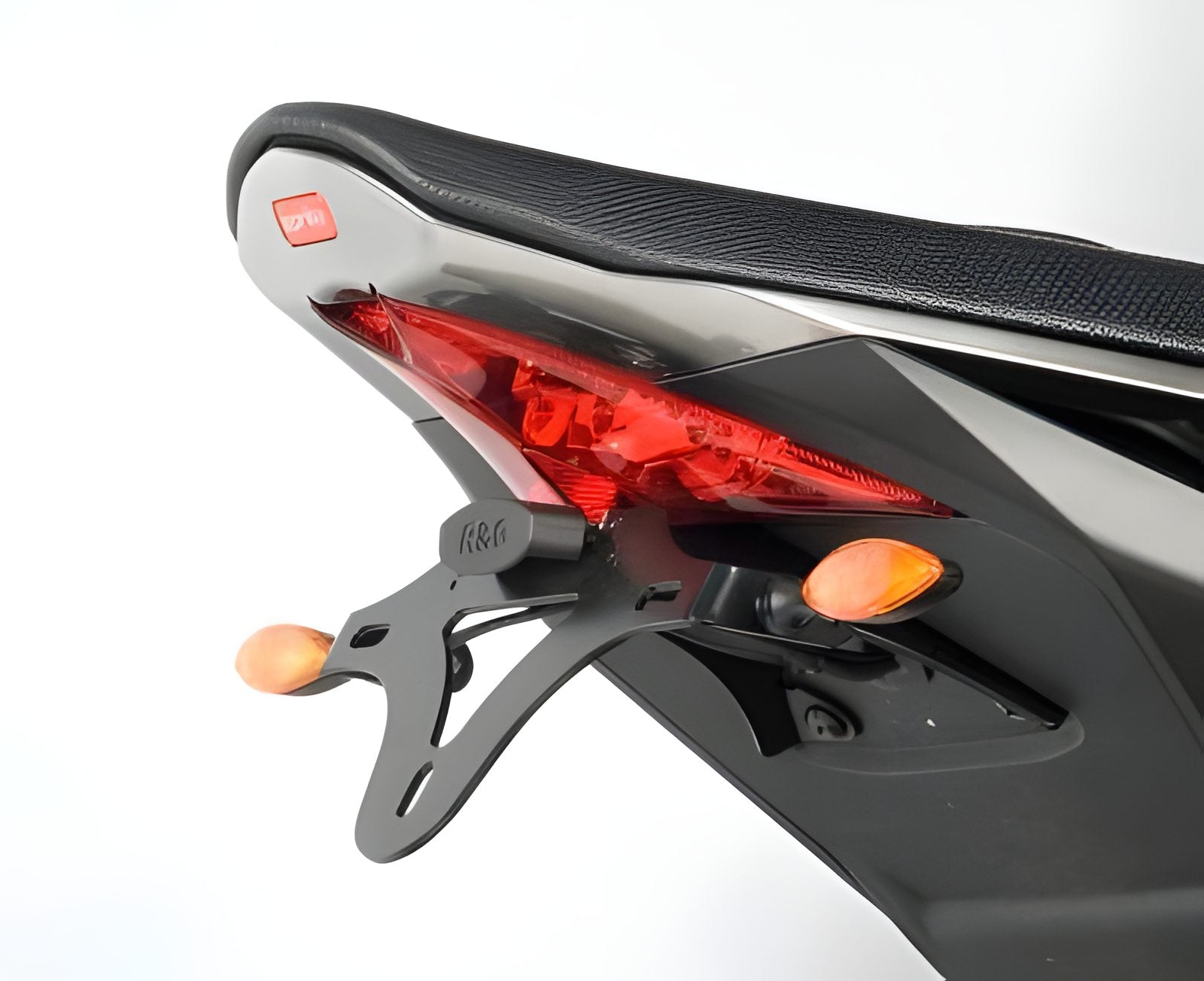 R&G PORTATARGA COMPATIBILE PER APRILIA RS4 50 2012 > 2018 LP0084BK NERO