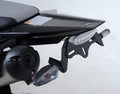 PORTATARGA R&G COMPATIBILE PER YAMAHA WR 125 R 2009 > 2017 NERO LP0088BK