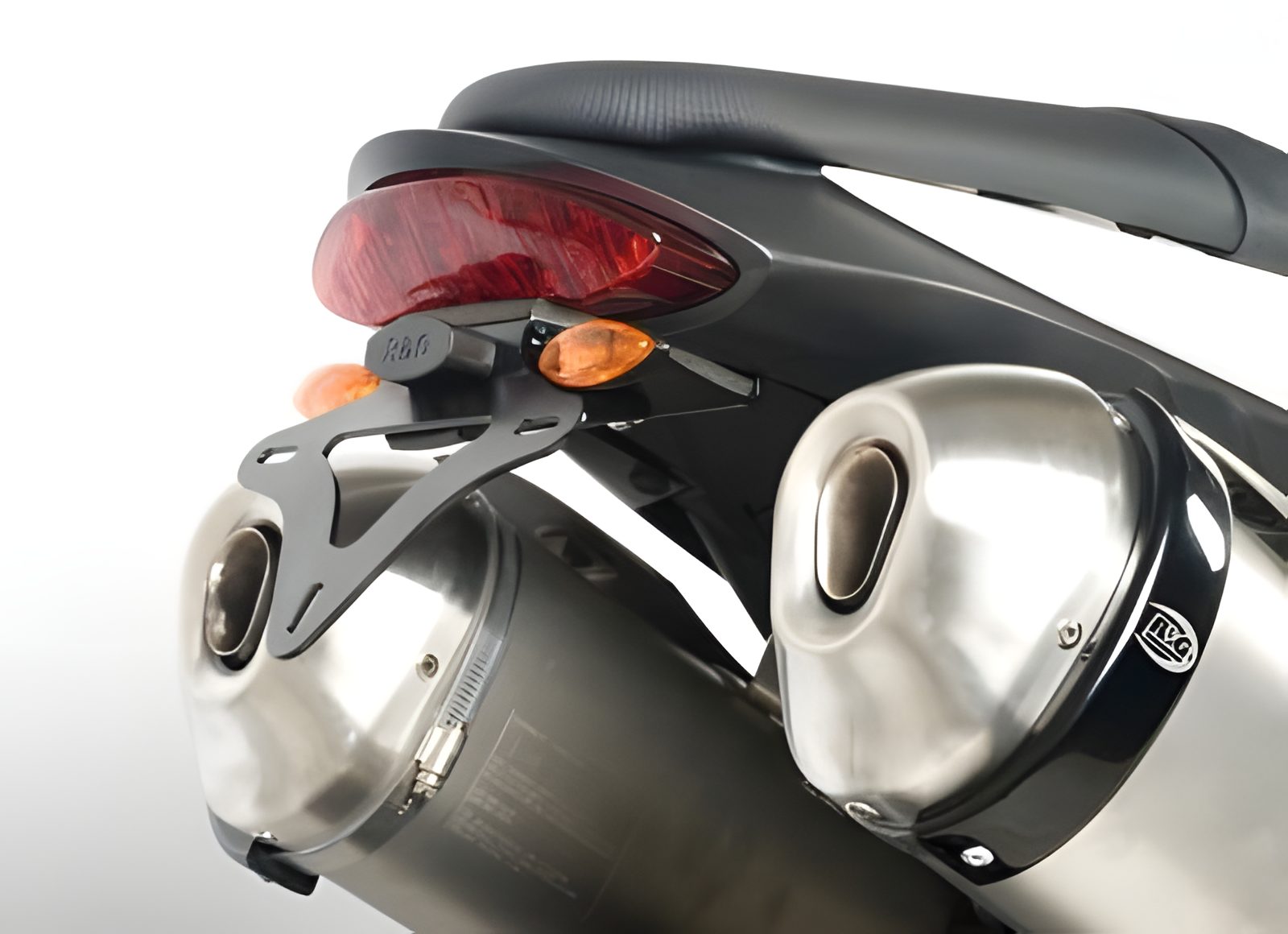 R&G PORTATARGA COMPATIBILE PER TRIUMPH SPEED TRIPLE R 2012 > 2015 LP0099BK NERO