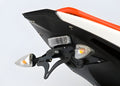 R&G PORTATARGA COMPATIBILE PER DERBI GPR125 2009 IN POI LP0100BK NERO