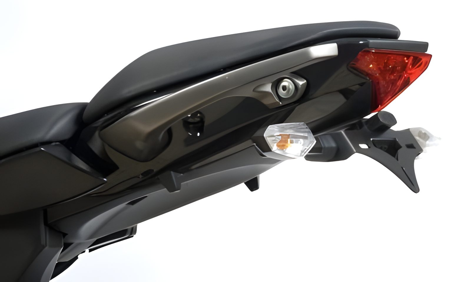 R&G PORTATARGA COMPATIBILE PER KAWASAKI ER6-N NAKED 2012 > 2016 LP0119BK NERO
