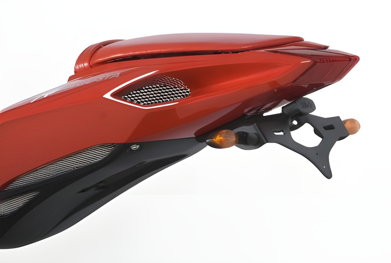 R&G PORTATARGA COMPATIBILE PER MV AGUSTA F3 675 2012 > 2018 LP0126BK NERO