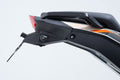 R&G PORTATARGA COMPATIBILE PER KTM 200 DUKE 2015 LP0138BK NERO