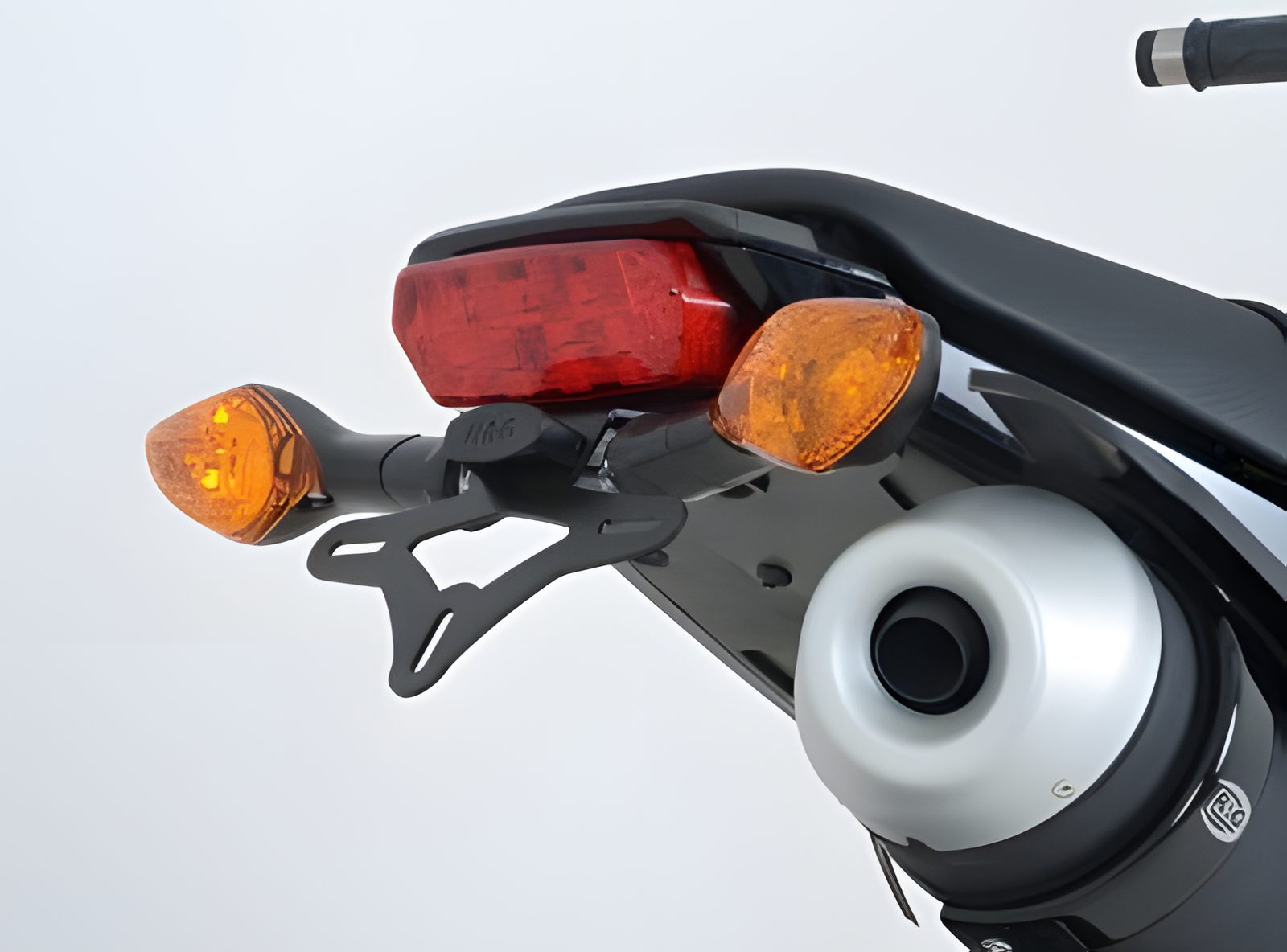 R&G PORTATARGA COMPATIBILE PER HONDA MSX 125 GROM 125 2013 > 2015 LP0146BK NERO