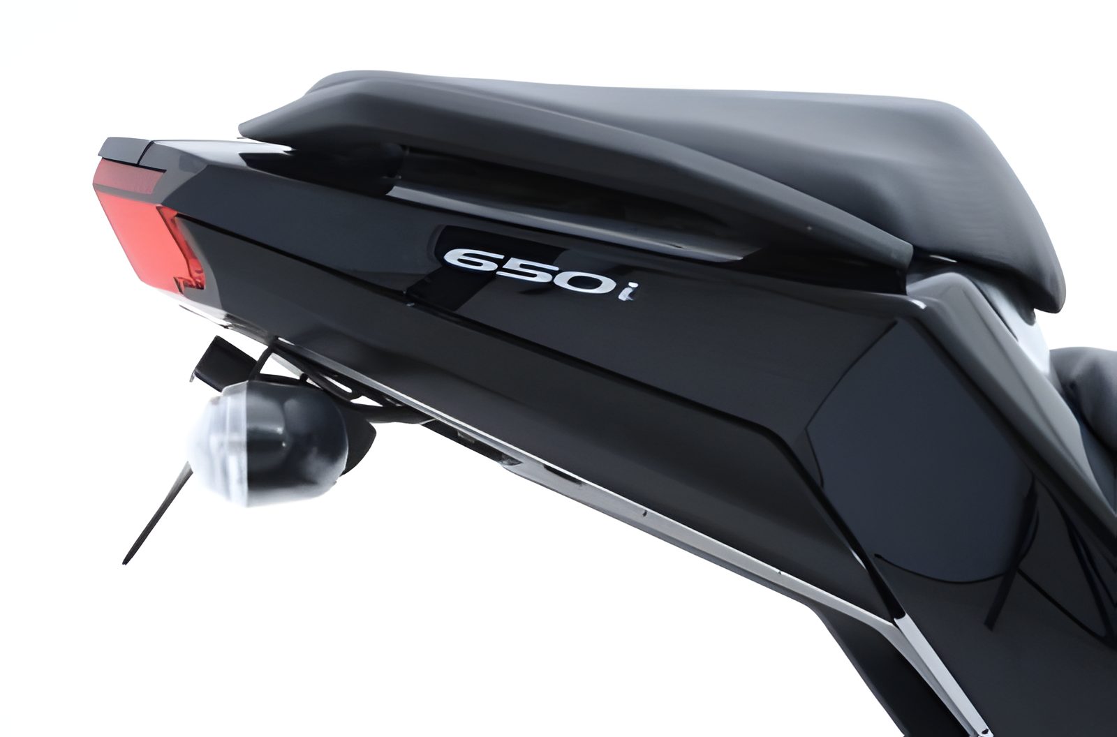 R&G PORTATARGA COMPATIBILE PER WK BIKES 650I 2013 > 2016 LP0155BK NERO