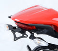 R&G PORTATARGA COMPATIBILE PER DUCATI MONSTER 1200S 2014 > 2016 LP0166BK NERO