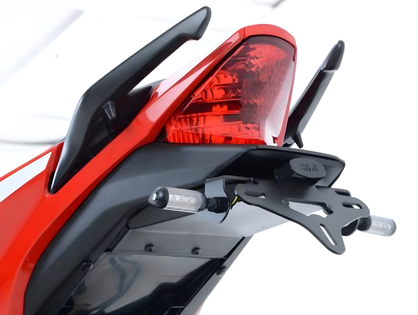 R&G PORTATARGA COMPATIBILE PER HONDA CBR 300R 2018 LP0168BK NERO