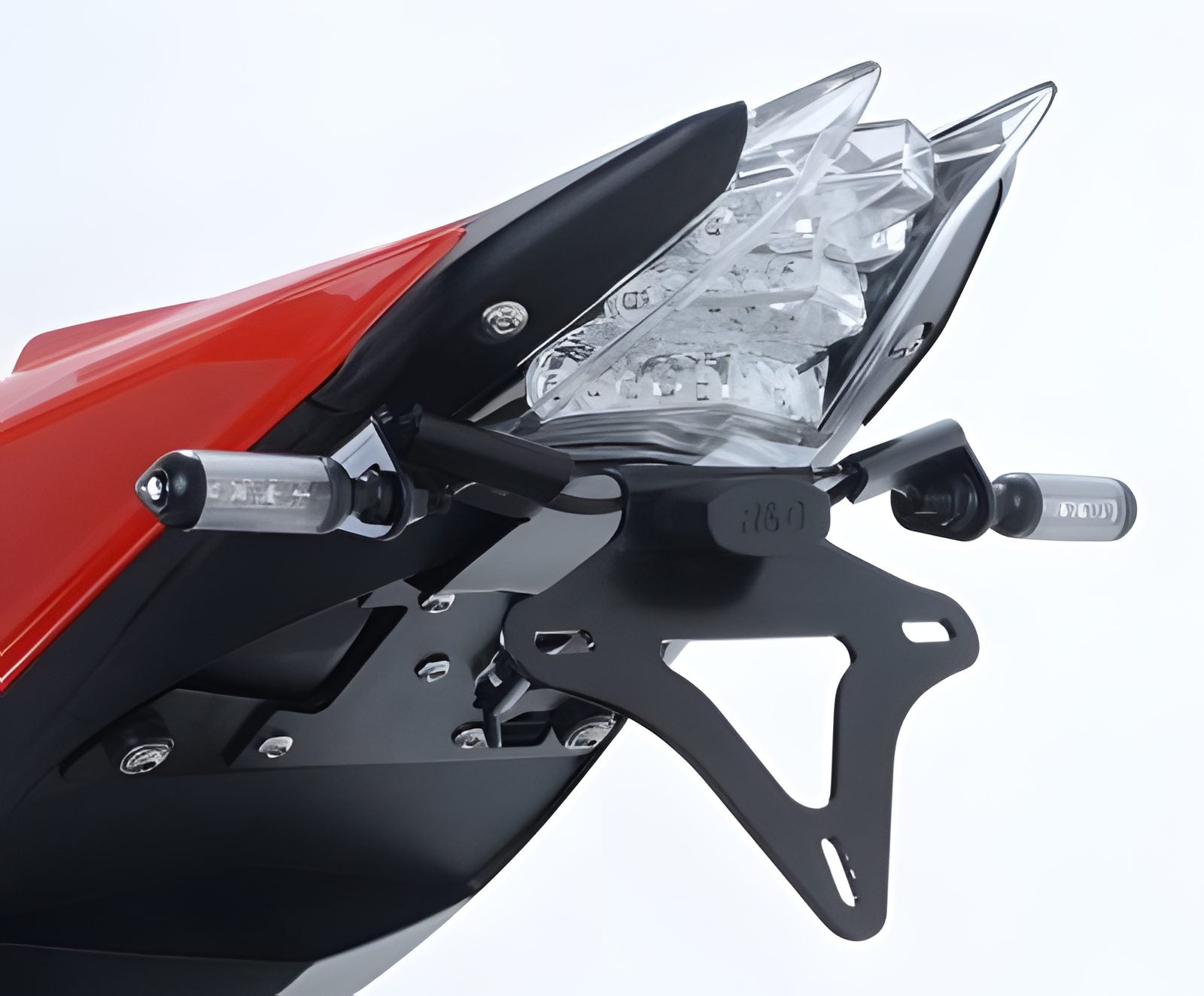 R&G PORTATARGA COMPATIBILE PER BMW S 1000RR 2015 > 2018 LP0176BK NERO