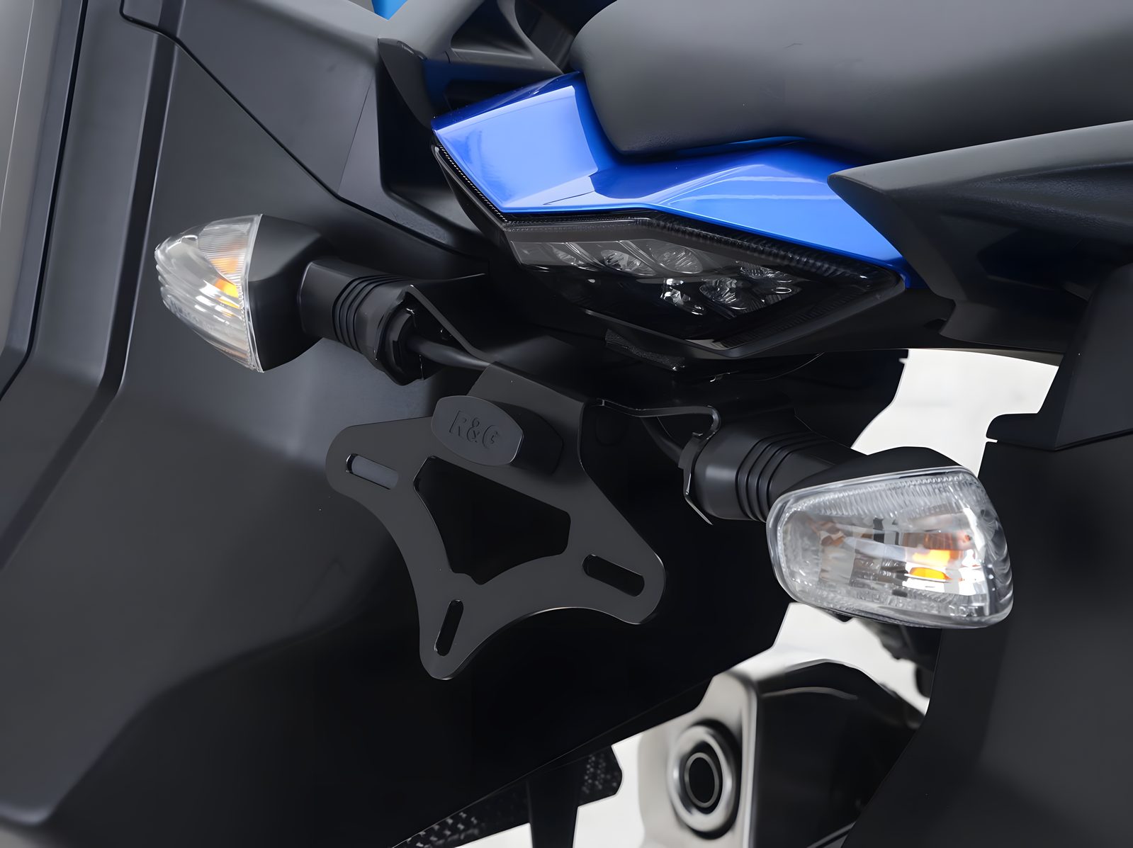 R&G PORTATARGA PER KAWASAKI Z 1000SX NINJA 1000 2014 > 2019 LP0192BK NERO