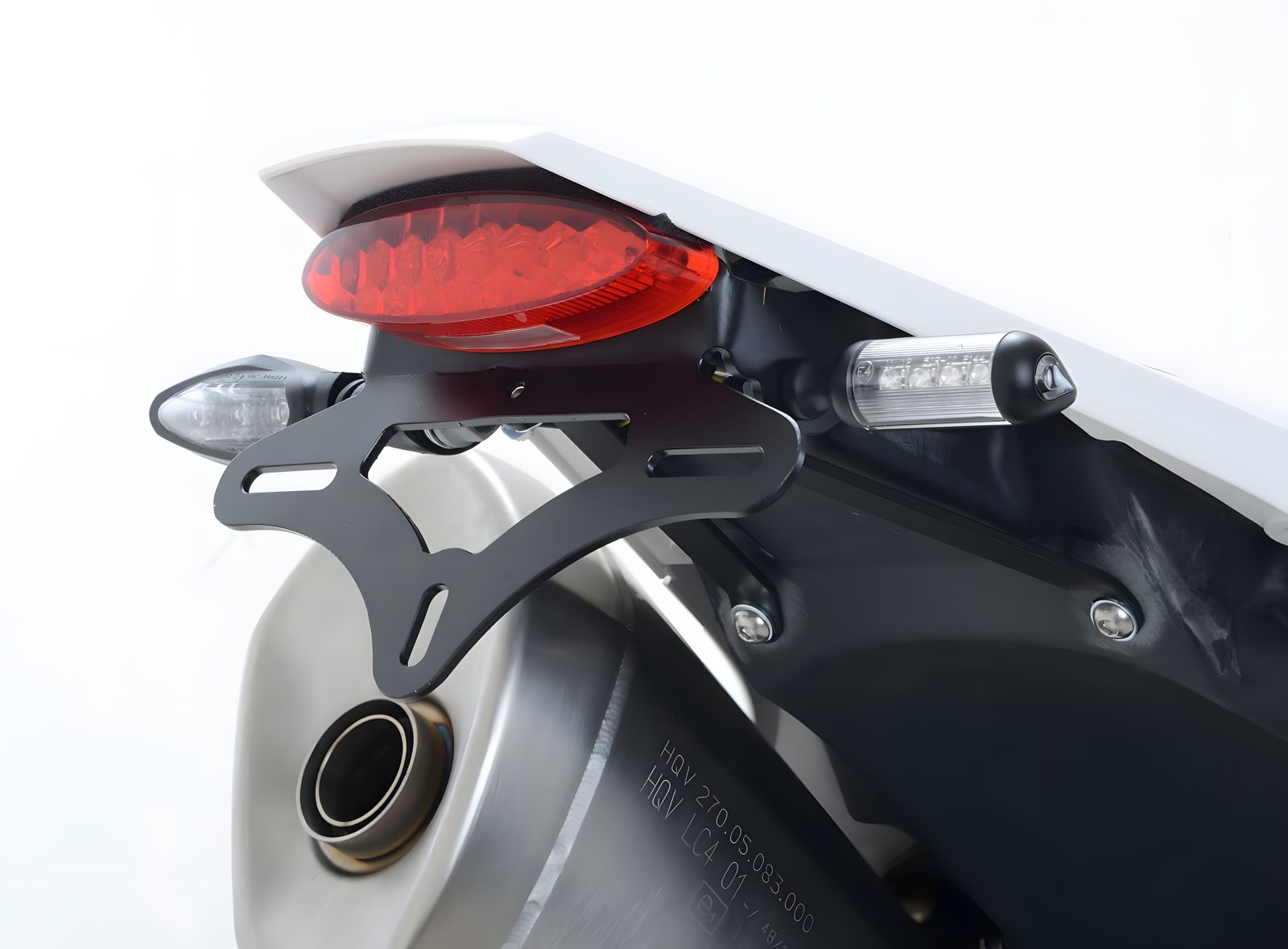 R&G PORTATARGA COMPATIBILE PER HUSQVARNA 701 ENDURO 2016 > 2021 LP0196BK NERO