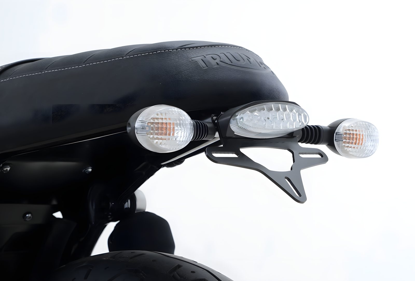 PORTATARGA R&G COMPATIBILE PER TRIUMPH STREET TWIN 2016 > 2018 LP0203BK NERO