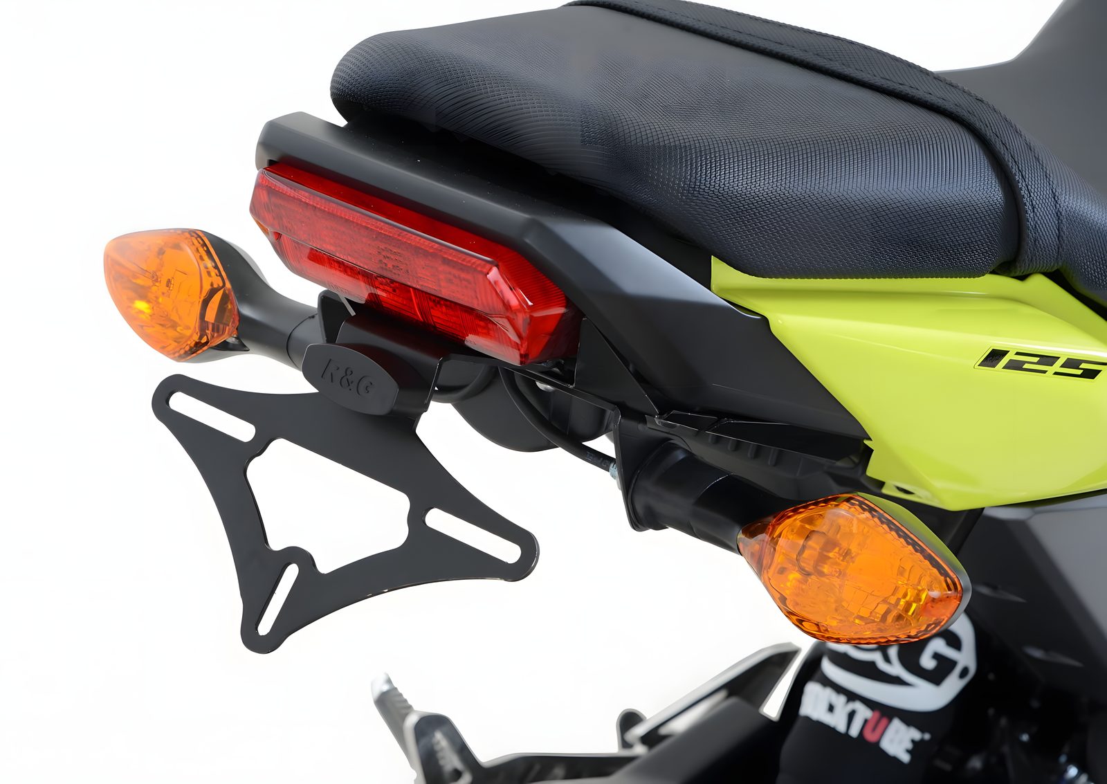 PORTATARGA R&G COMPATIBILE PER HONDA MSX 125 GROM 125 2016 > 2020 LP0206BK NERO