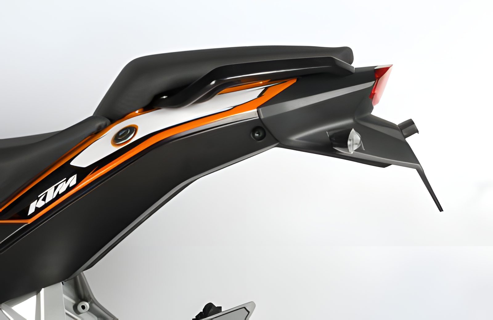 PORTATARGA R&G PER KTM DUKE 390 2014 > 2016 SPECIFICHE USA NERO LP0216BK