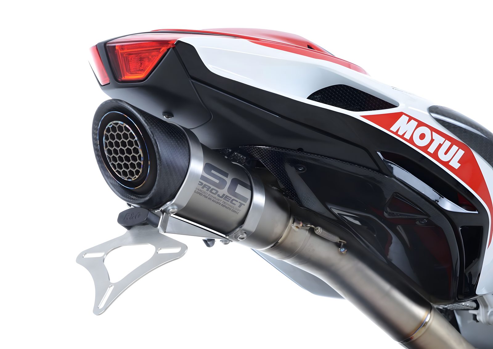 R&G PORTATARGA COMPATIBILE PER MV AGUSTA F4 RC 2017 2018 LP0228SS