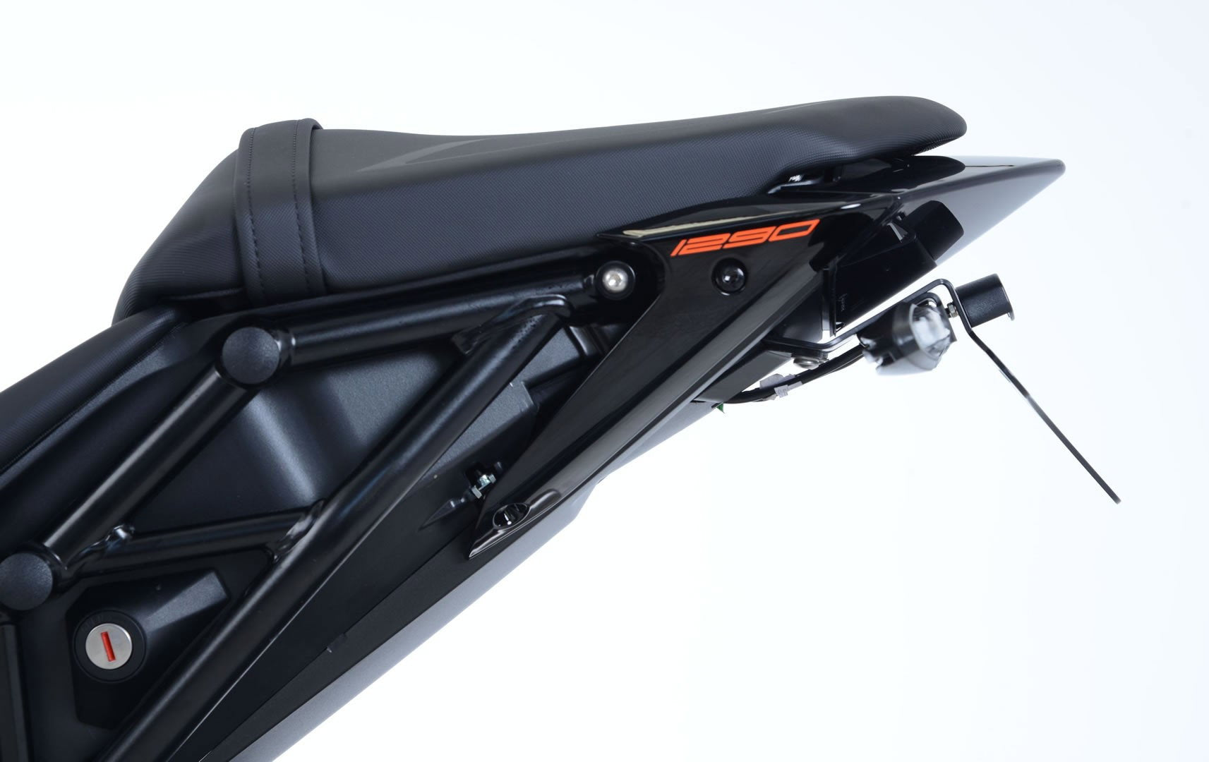 PORTATARGA R&G COMPATIBILE PER KTM 1290 SUPER DUKE R 2017 > 2019 NERO LP0231BK