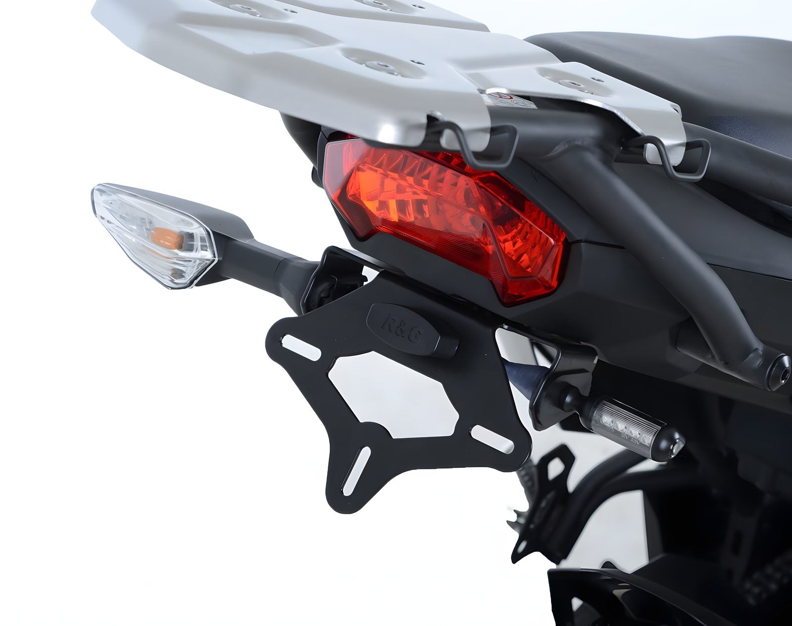 R&G PORTATARGA COMPATIBILE PER KAWASAKI VERSYS-X 250 2017 > 2019 LP0232BK NERO