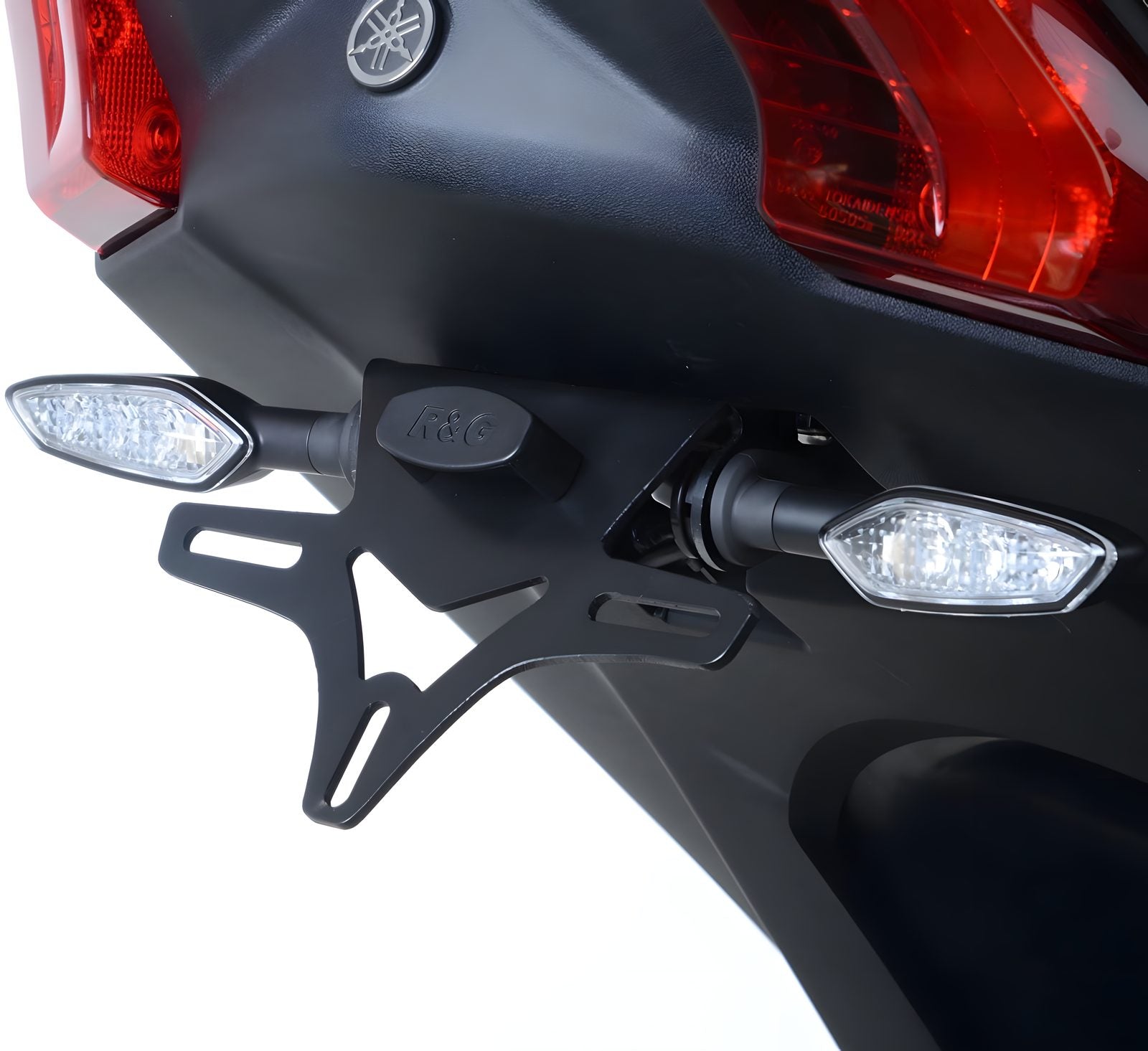 R&G PORTATARGA COMPATIBILE PER YAMAHA T-MAX 530 TMAX 2017 > 2019 LP0233BK NERO