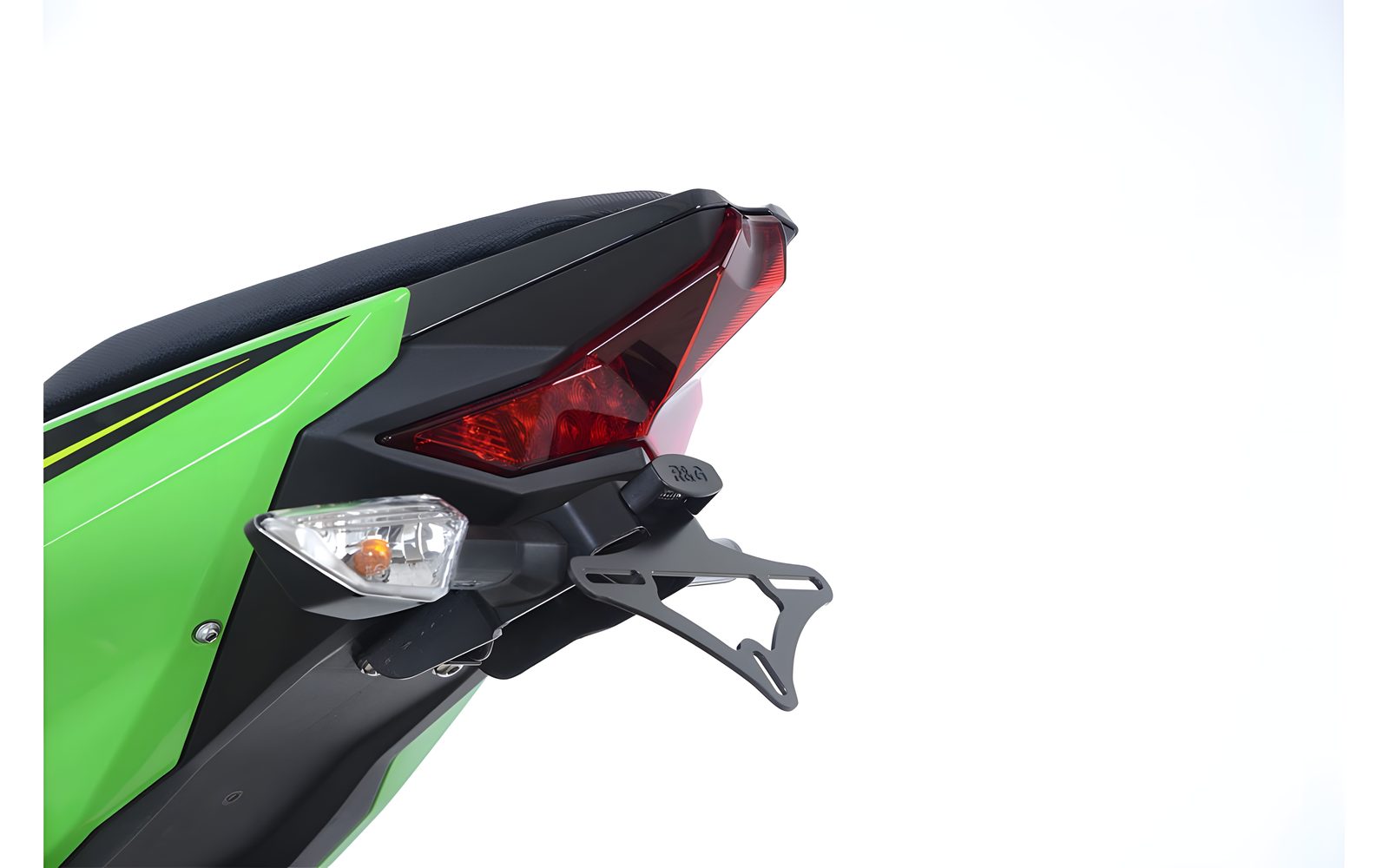R&G PORTATARGA COMPATIBILE PER KAWASAKI NINJA 400 2018 > 2023 LP0245BK NERO