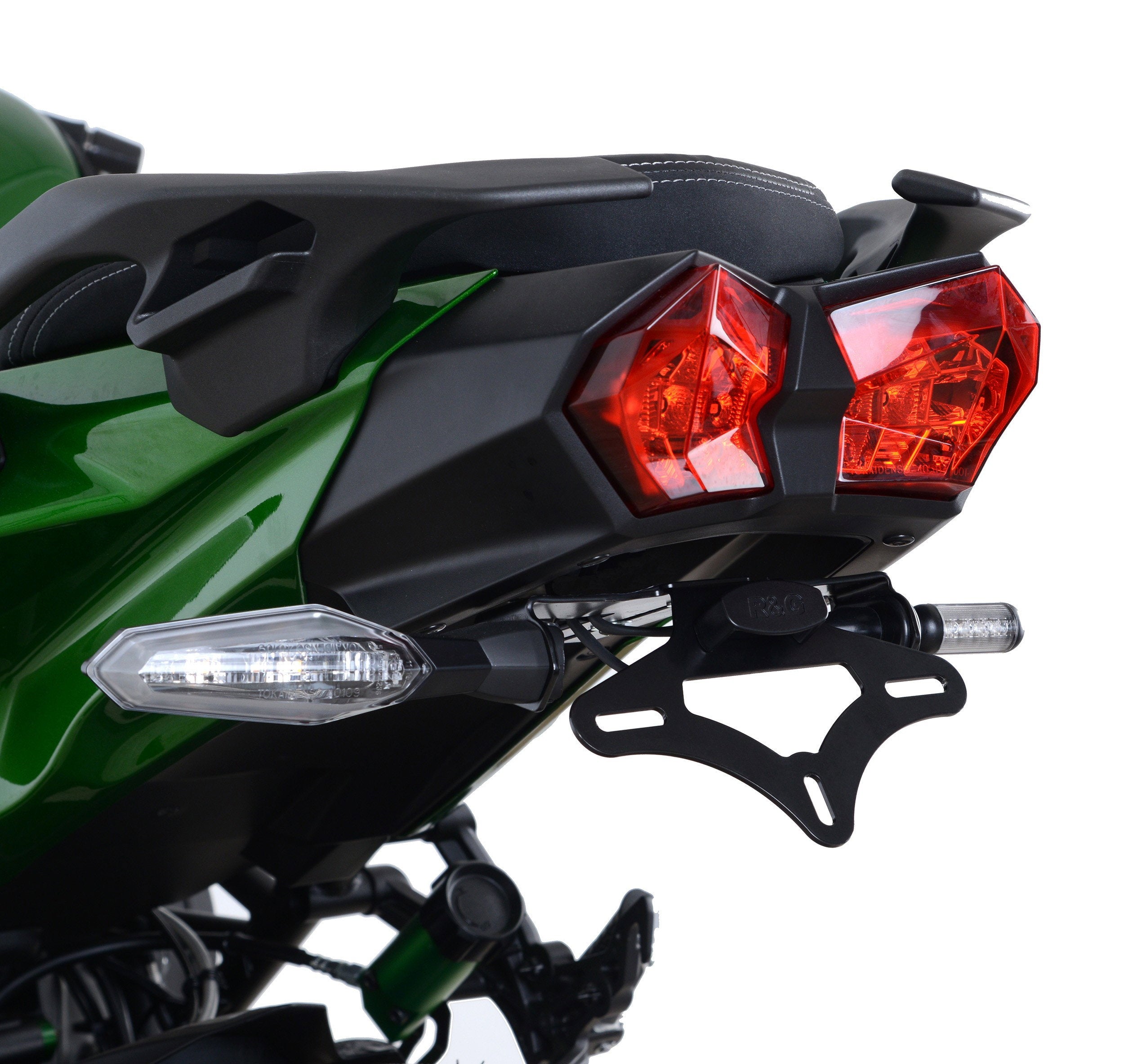 PORTATARGA R&G COMPATIBILE PER KAWASAKI NINJA H2 SX 2018 > 2023 LP0247BK NERO