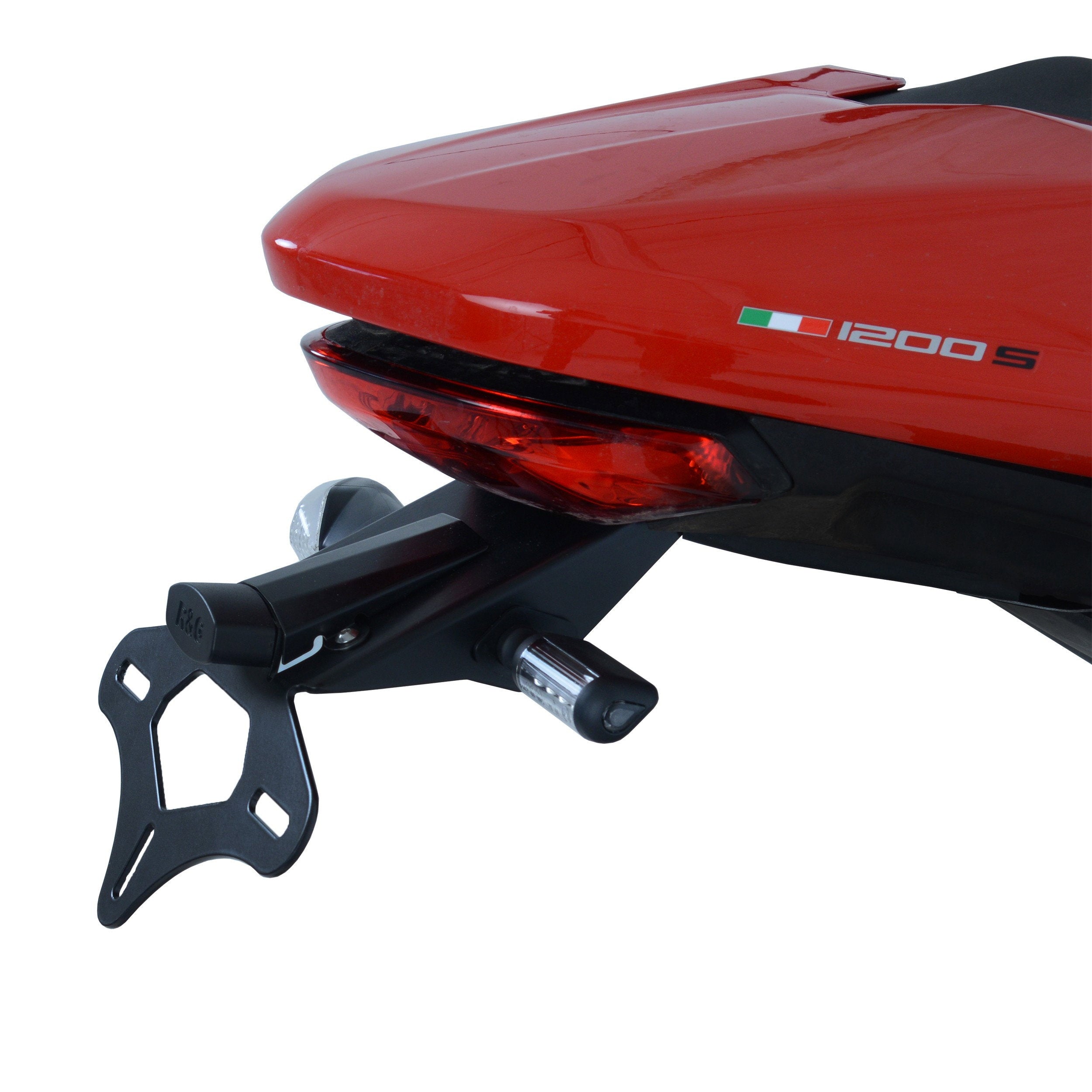 R&G PORTATARGA COMPATIBILE PER DUCATI MONSTER 821 2014 > 2019 LP0249BK NERO