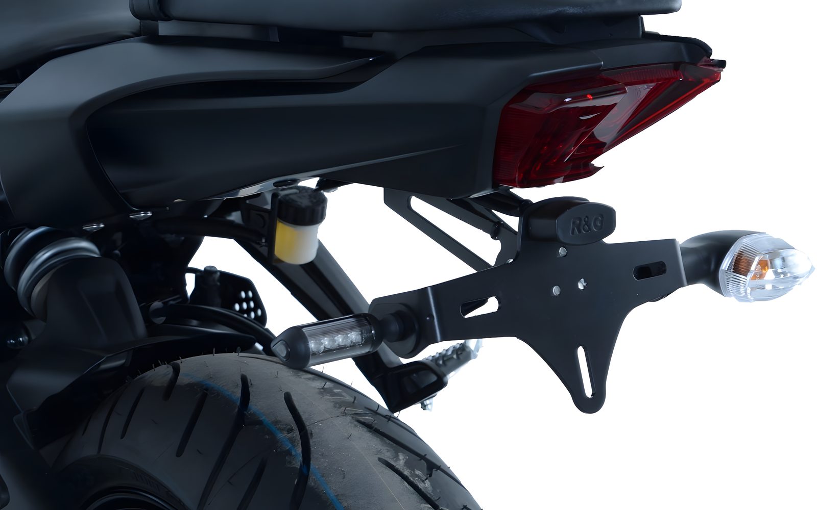 R&G PORTATARGA COMPATIBILE PER YAMAHA MT-07 FZ-07 2014 > 2020 LP0251BK NERO