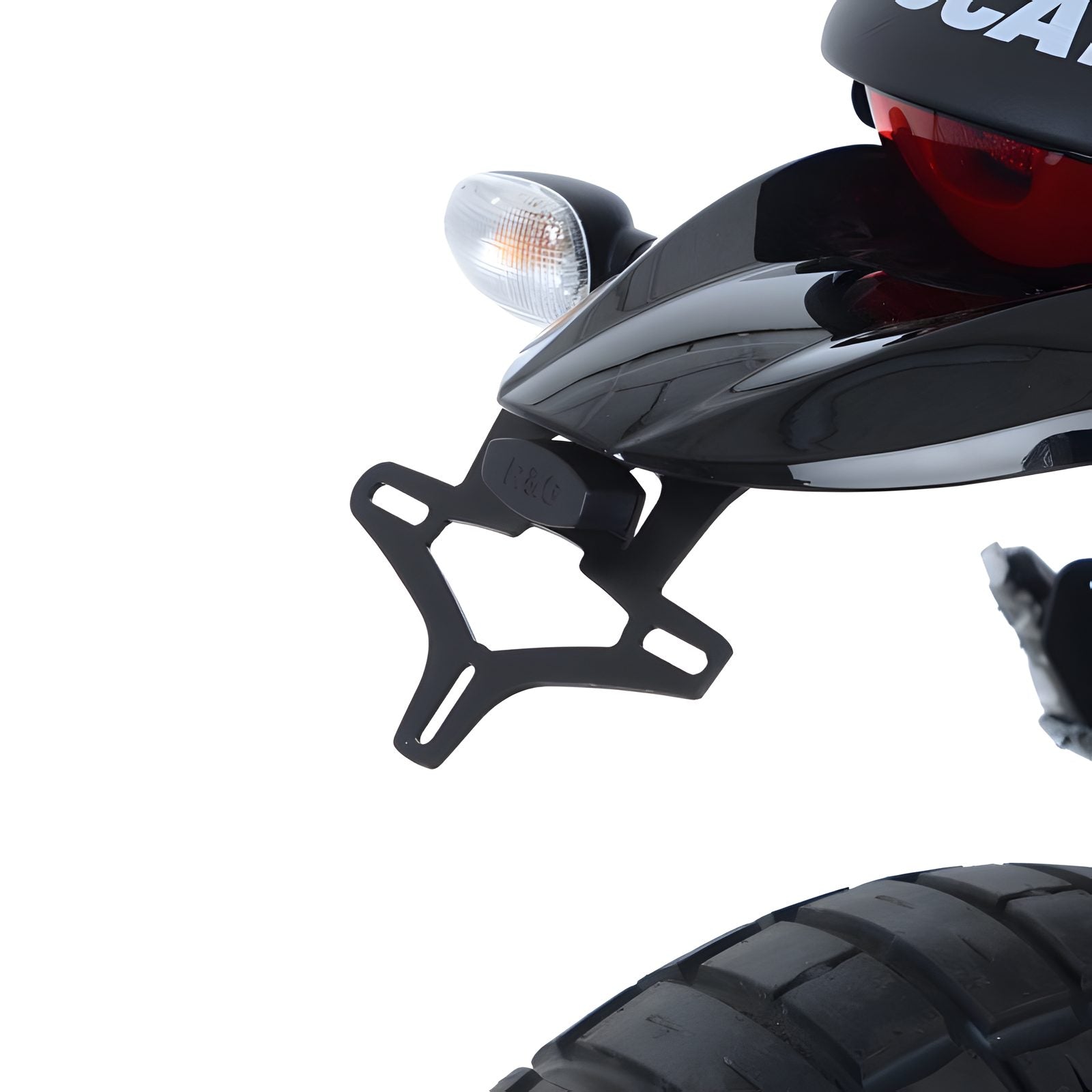 R&G PORTATARGA COMPATIBILE PER DUCATI DESERT SLED 2017 > 2021 LP0255BK NERO