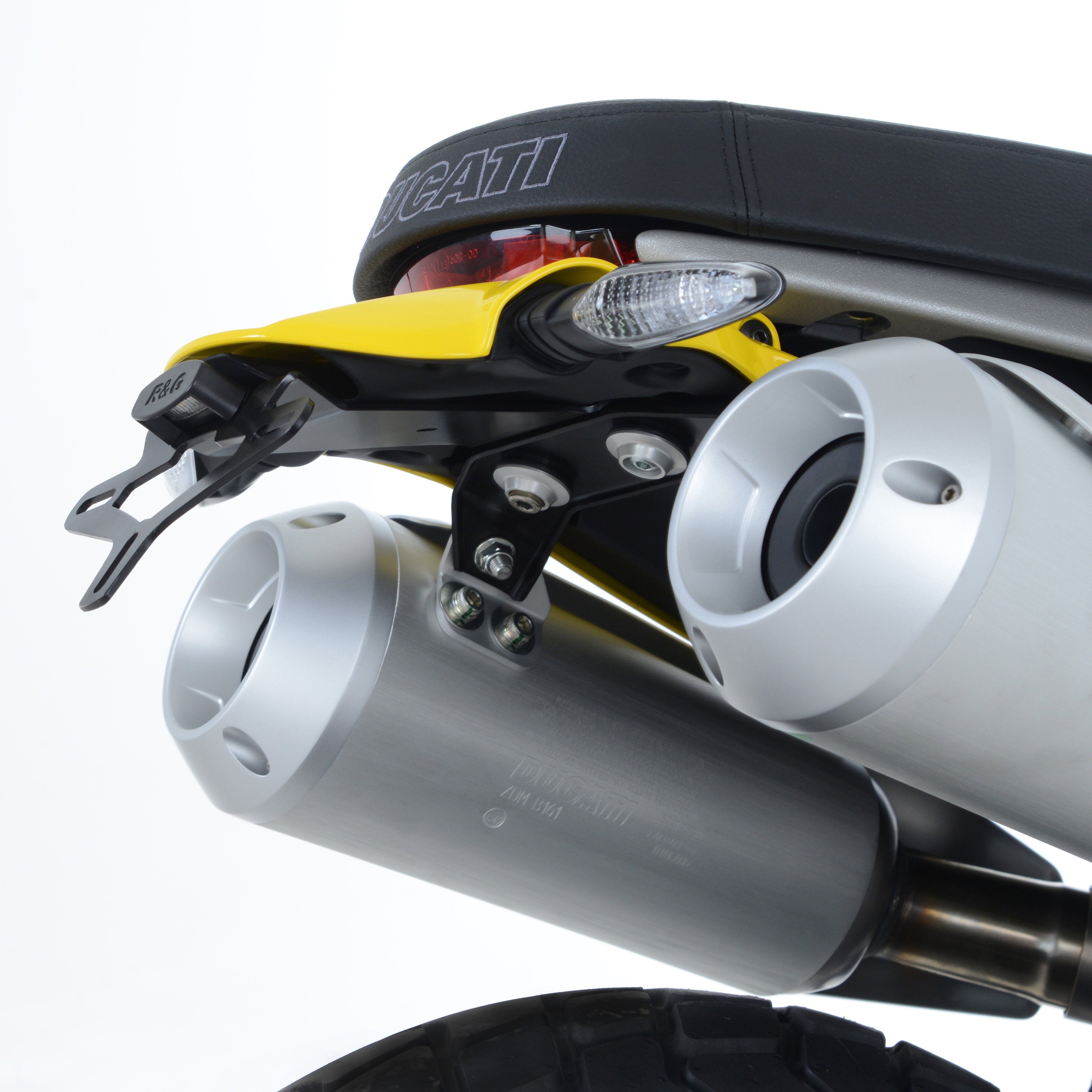 PORTATARGA R&G COMPATIBILE PER DUCATI SCRAMBLER 1100 2018 > 2020 NERO LP0256BK