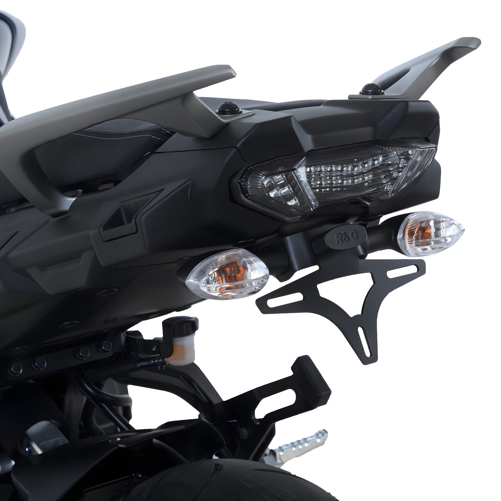 PORTATARGA R&G COMPATIBILE PER YAMAHA TRACER 900 2018 > 2020 LP0257BK NERO