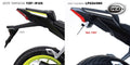R&G PORTATARGA COMPATIBILE PER YAMAHA YZF-R125 2019 > 2023 LP0265BK NERO