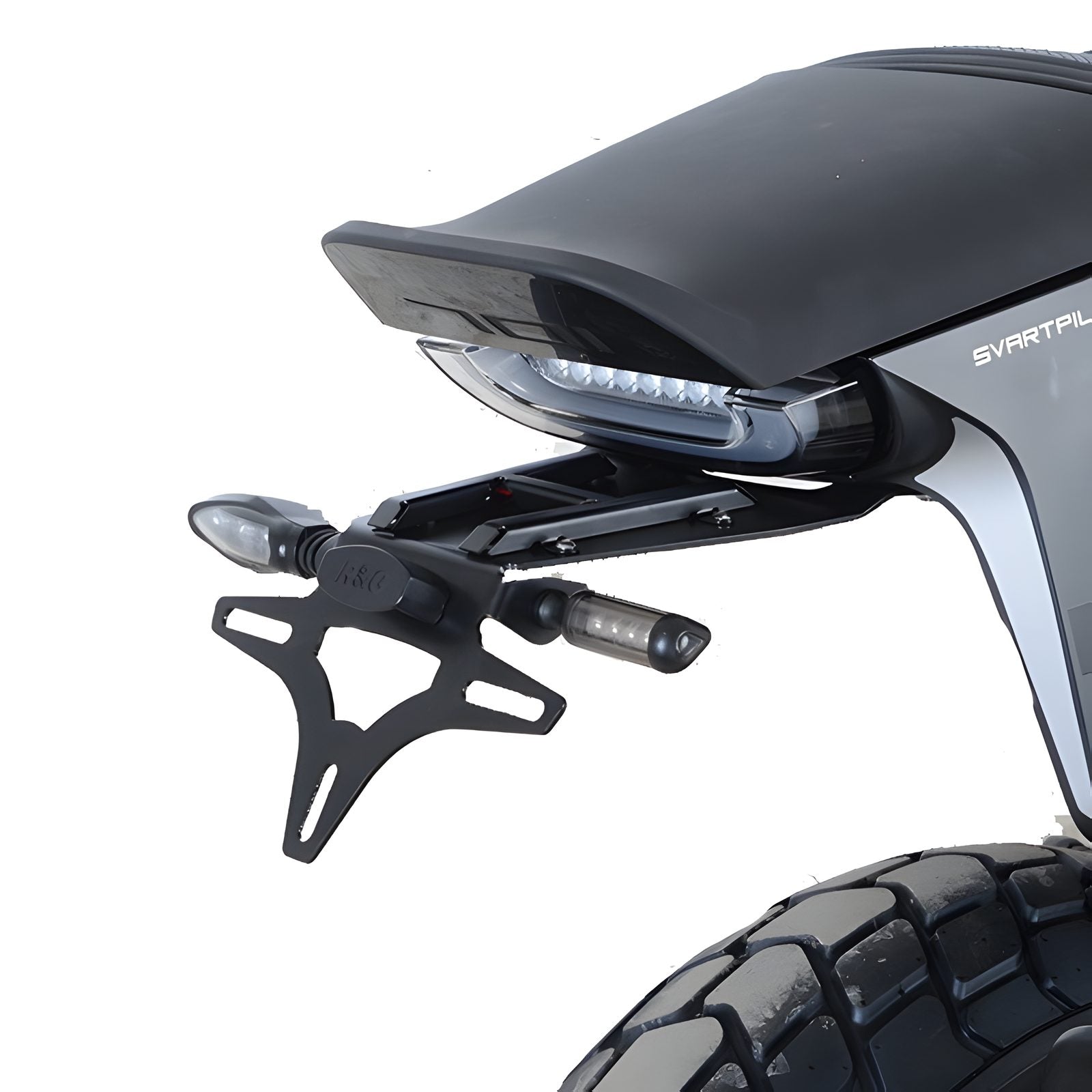 R&G PORTATARGA PER HUSQVARNA 701 SVARTPILEN 2019 > 2022 LP0275BK NERO