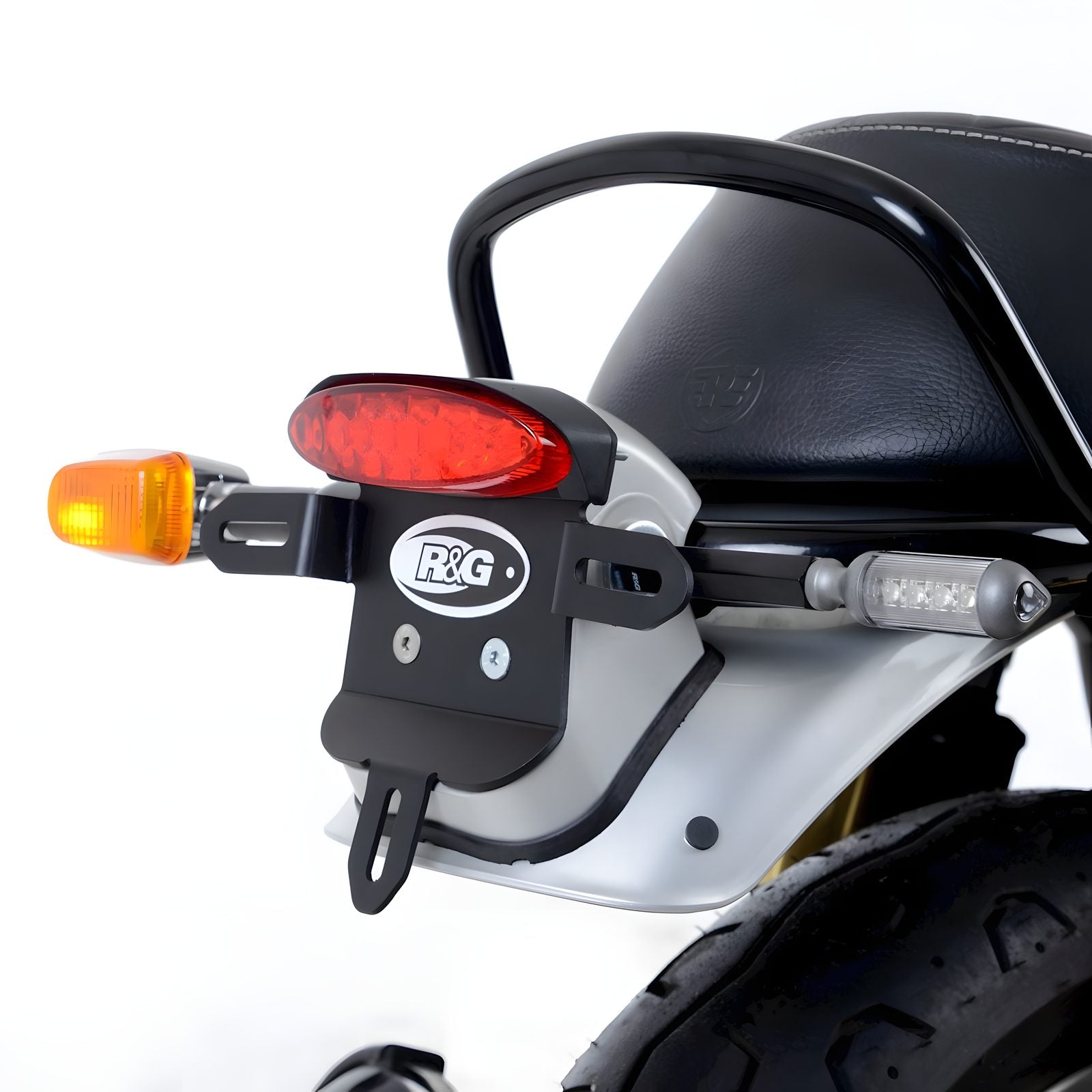 R&G PORTATARGA PER ROYAL ENFIELD CONTINENTAL GT 650 2019 > 2023 LP0283BK