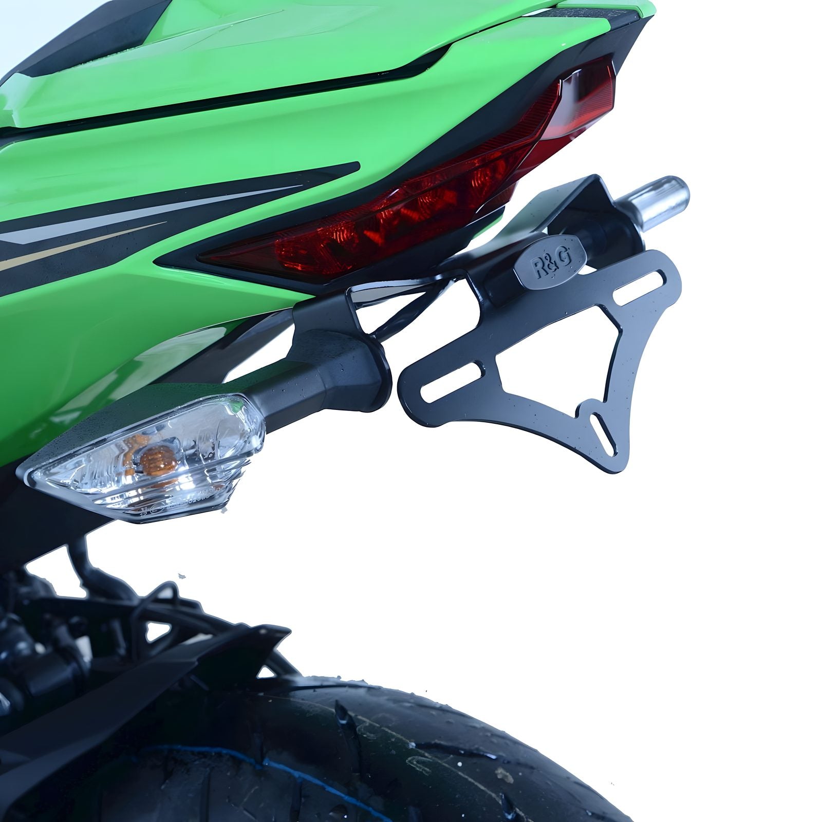 PORTATARGA R&G COMPATIBILE PER KAWASAKI ZX-25R 2020 NERO LP0296BK