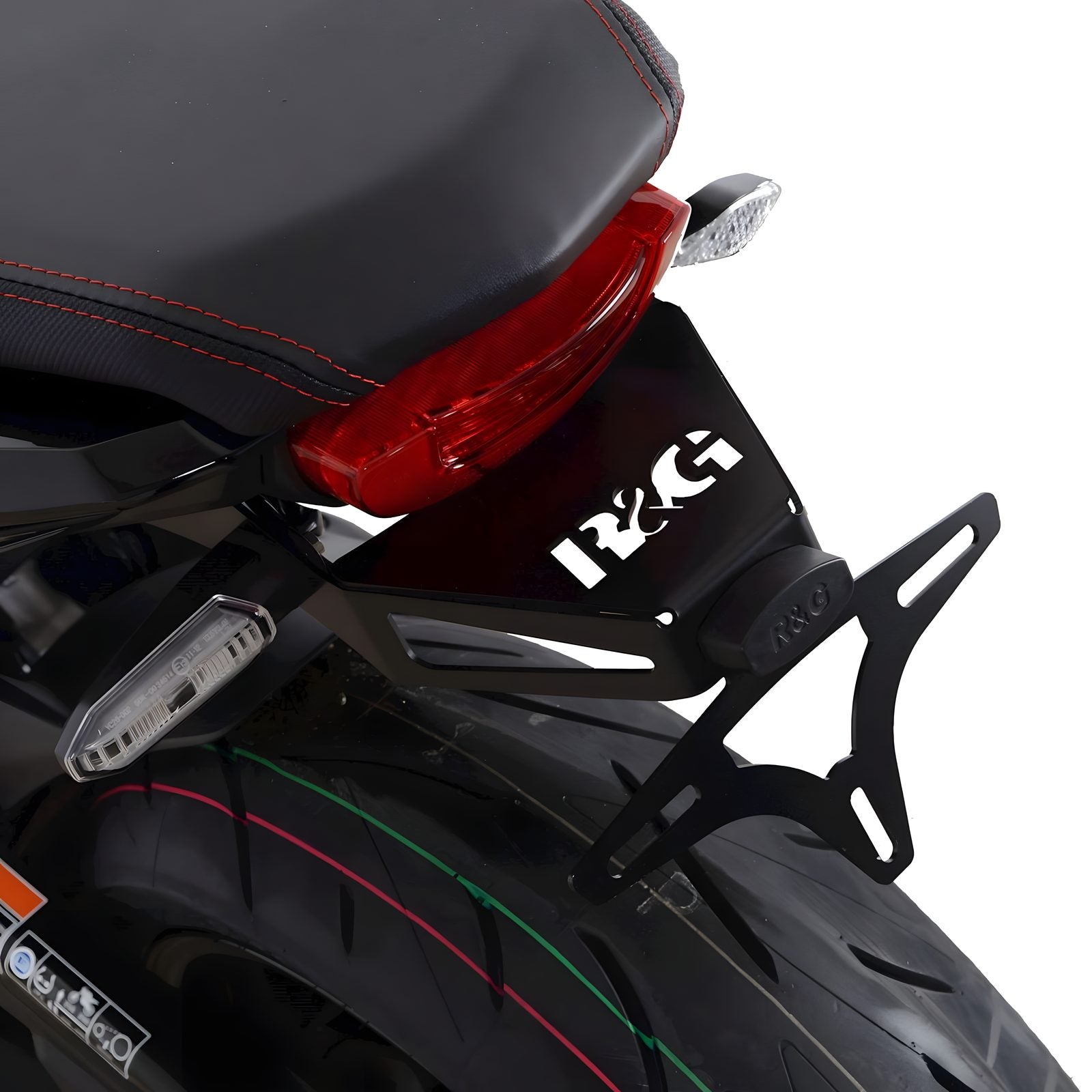PORTATARGA R&G COMPATIBILE PER HONDA CB 650R 2021 > 2024 NERO LP0300BK