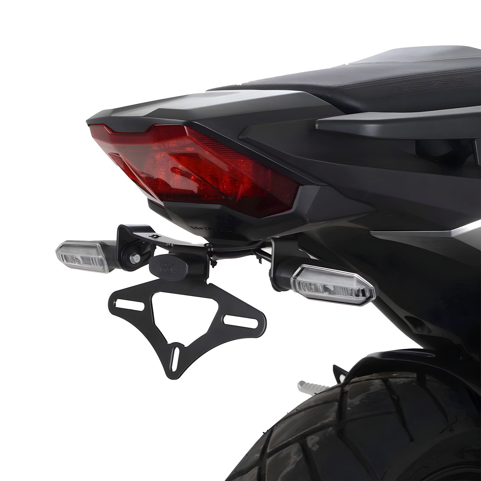 PORTATARGA R&G COMPATIBILE PER HONDA NC 750X 2021 > 2023 NERO LP0314BK