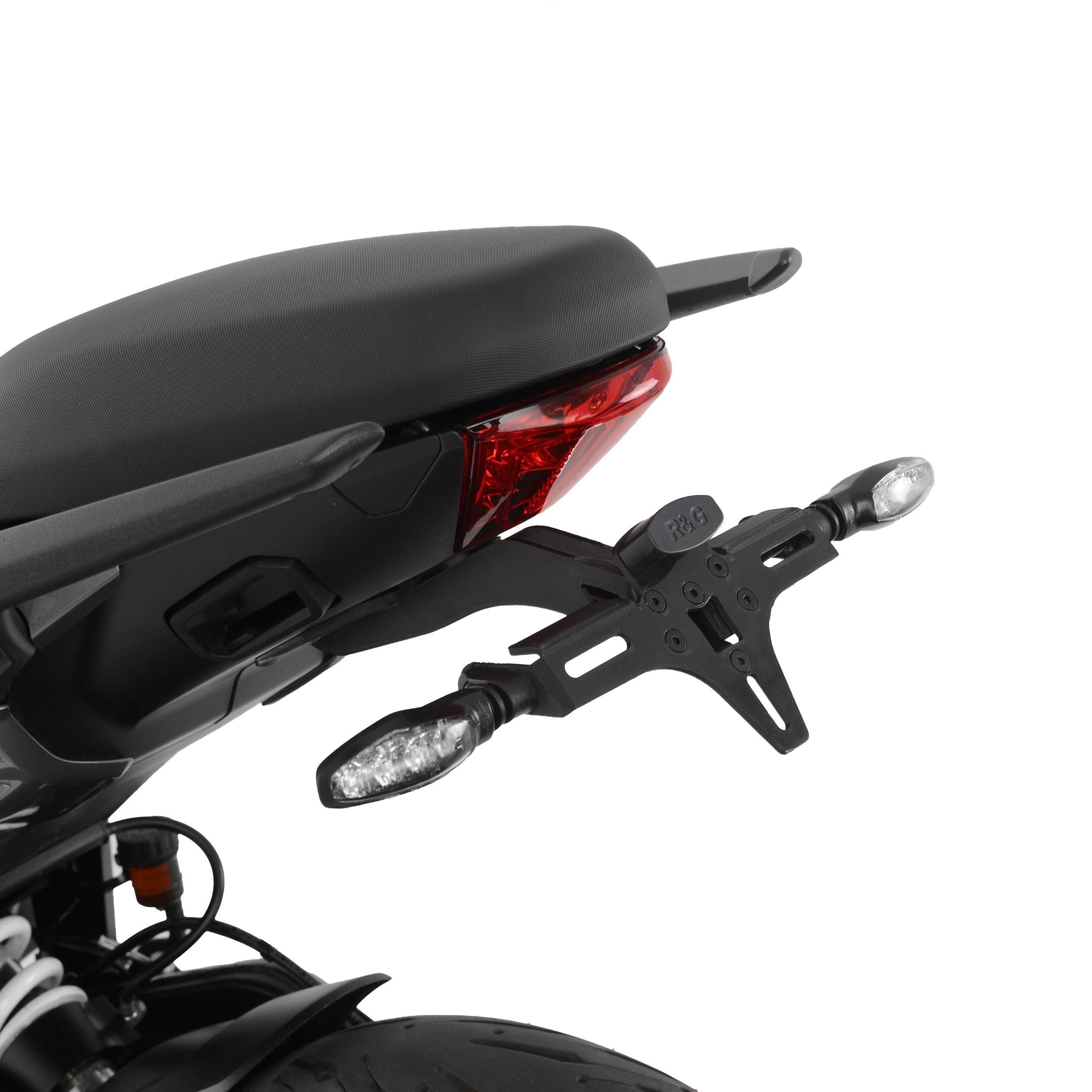 PORTATARGA R&G COMPATIBILE PER TRIUMPH TIGER 660 SPORT 2022 > 2024 NERO LP0335BK
