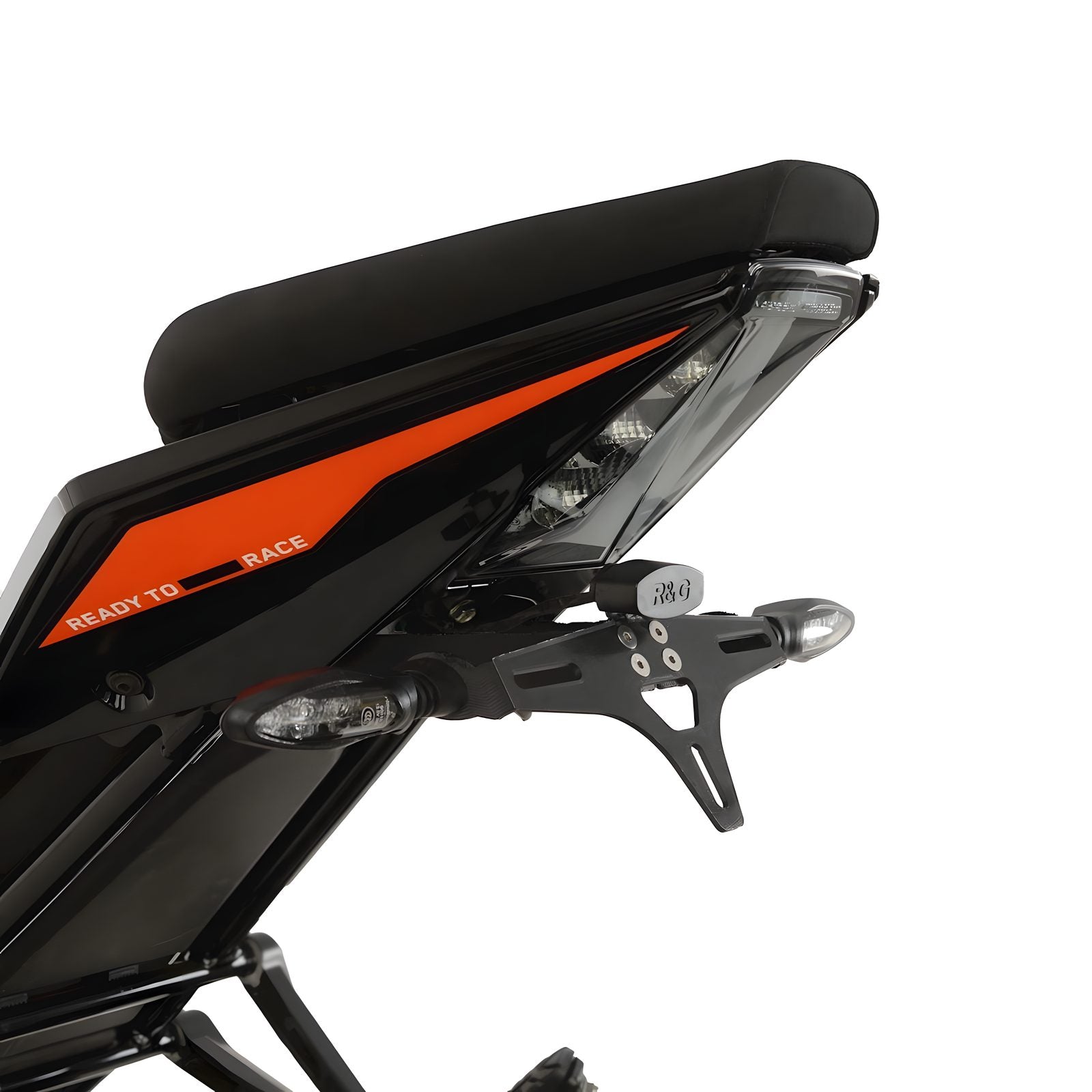 PORTATARGA R&G COMPATIBILE PER KTM RC 125 2022 > 2024 NERO LP0347BK