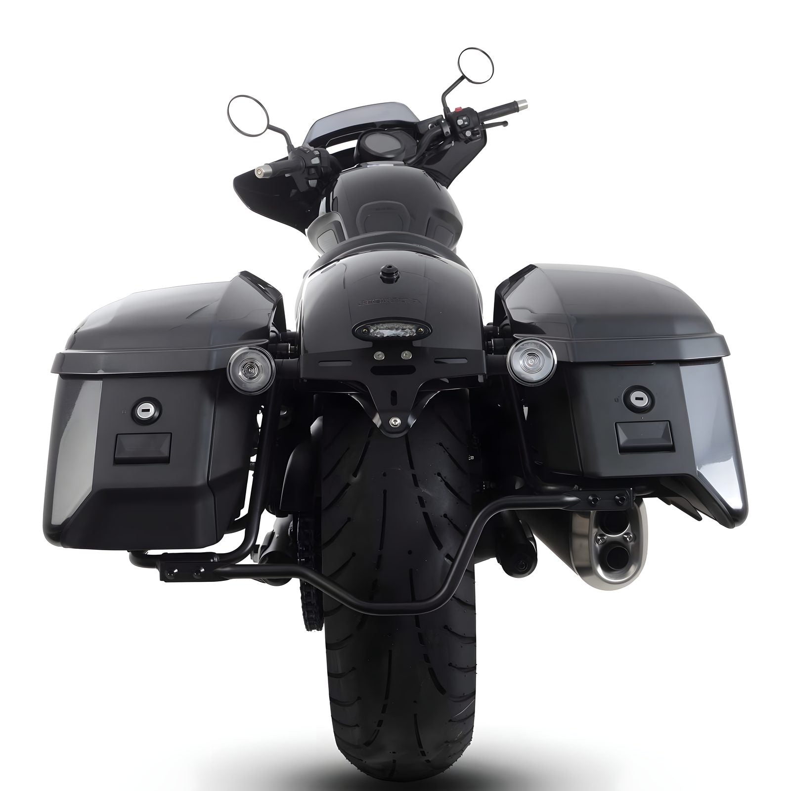 PORTATARGA R&G COMPATIBILE PER HONDA CMX 500 REBEL / S 2020 > 2024 NERO LP0359BK