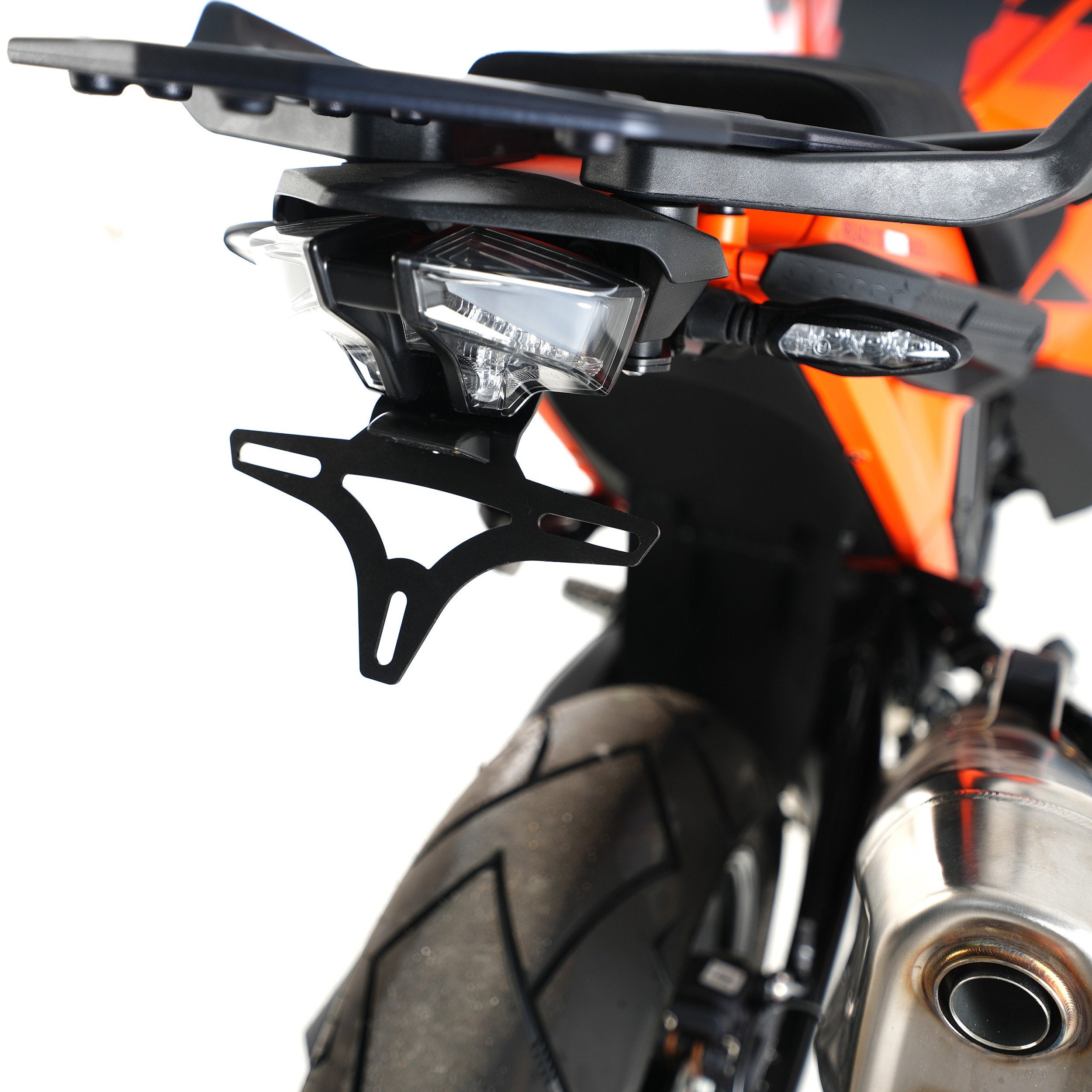 PORTATARGA R&G PER KTM 1290 SUPER ADVENTURE R/S 2021 > 2023 NERO LP0362BK