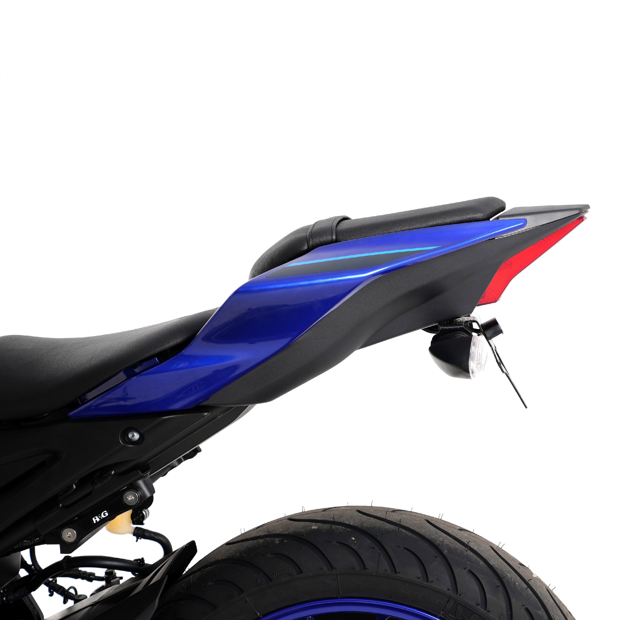 PORTATARGA R&G COMPATIBILE PER YAMAHA YZF-R 125 2023 NERO LP0367BK