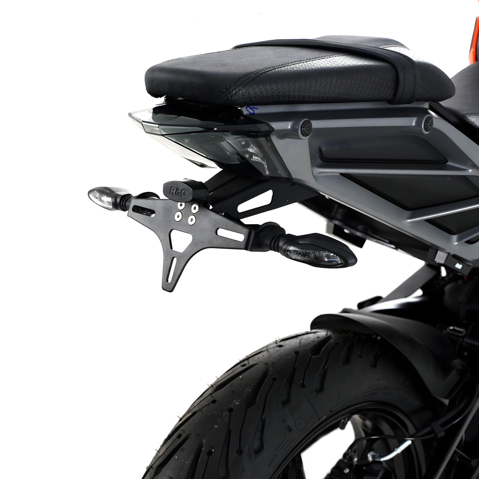PORTATARGA R&G COMPATIBILE PER KTM DUKE 250 2024 NERO LP0375BK