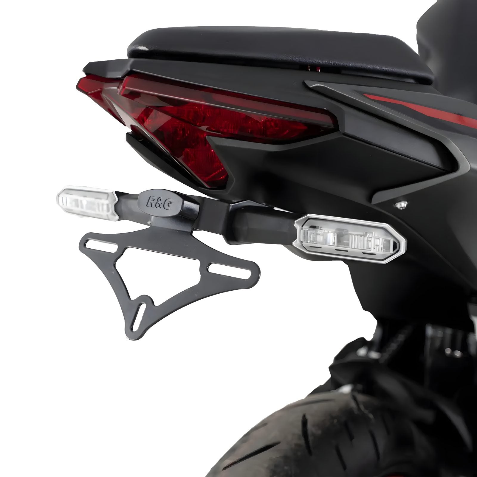 PORTATARGA R&G COMPATIBILE PER KAWASAKI Z 500 2024 NERO LP0380BK