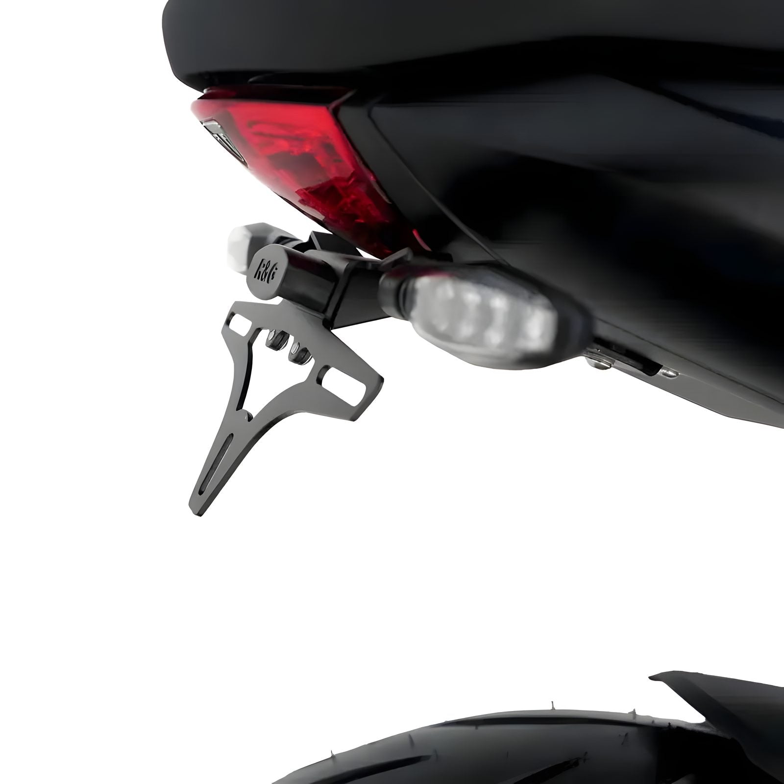 PORTATARGA R&G COMPATIBILE PER TRIUMPH DAYTONA 660 2024 > 2025 NERO LP0381BK