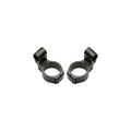 SEMIMANUBRI RACING IN ALLUMINIO CNC Ø48 - OFFSET 40MM ALZATI 20MM INCLINAZIONE 10° LIGHTECH COMPATIBILE PER SUZUKI GSX R600 2006 > 2007 COPPIA 260 MM NERO MOZ4820