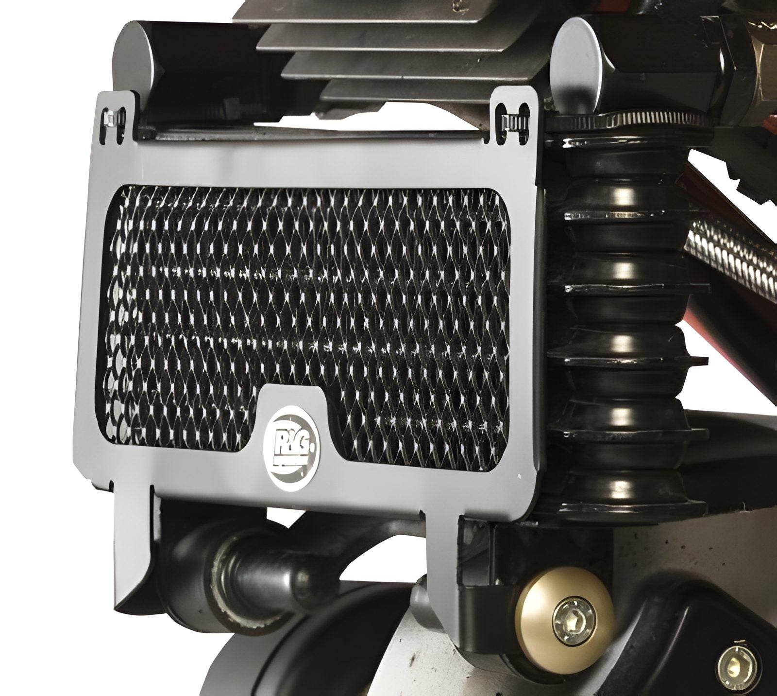 PROTEZIONE RADIATORE OLIO R&G PER DUCATI HYPERMOTARD 1100 2007 > 2012 NERO
