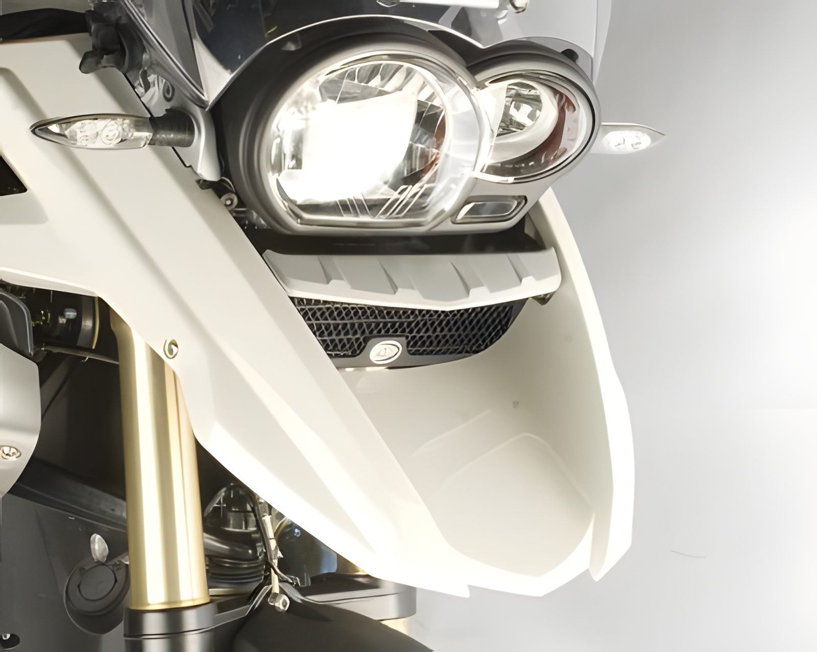 R&G RETINA PROTEZIONE RADIATORE OLIO PER BMW R 1200 GSFINO A 2012 NERO OCG0008BK