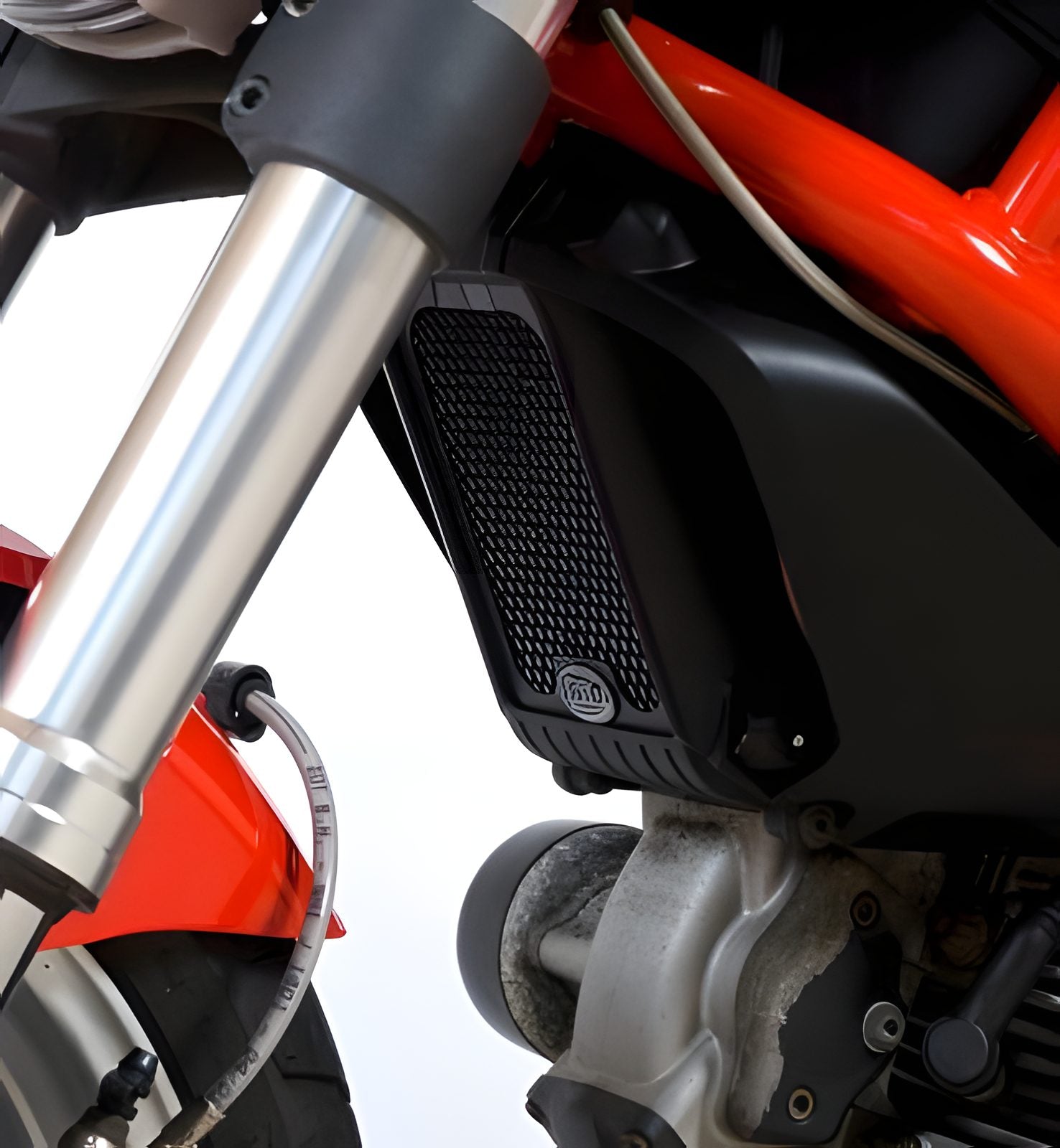 PROTEZIONE RADIATORE OLIO R&G PER DUCATI MONSTER 795 2012 > 2014 NERO OCG0014BK