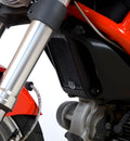 PROTEZIONE RADIATORE OLIO R&G PER DUCATI MONSTER 796 2010 > 2013 ROSSO OCG0014RE