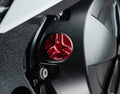 TAPPO OLIO IN ERGAL CNC M24X2 LIGHTECH COMPATIBILE PER BMW S 1000 RR 2009 > 2026 SINGOLO ROSSO OIL107ROS